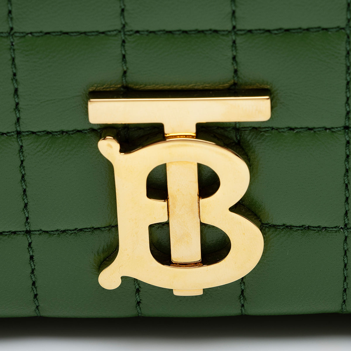 Burberry Quilted Lambskin TB Lola Chain Small Crossbody Bag (SHF-rioDQ