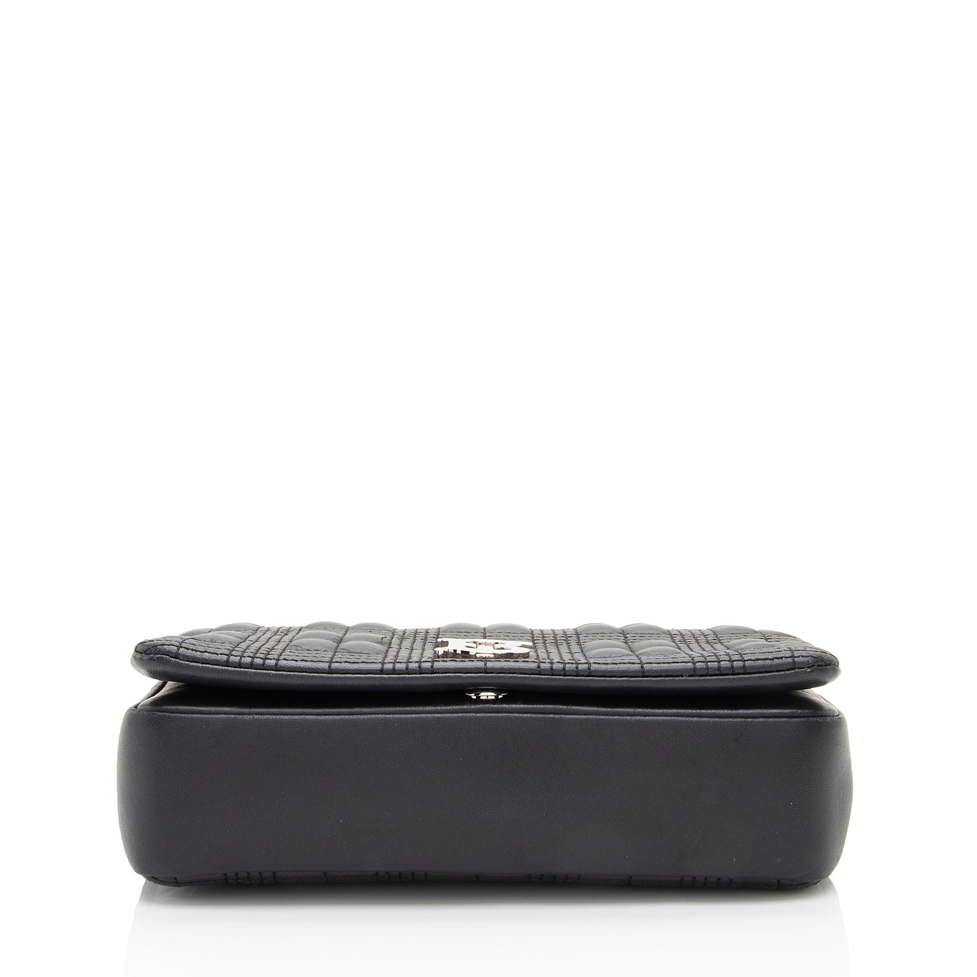 Burberry Quilted Lambskin TB Lola Chain Small Crossbody (SHF-MTysID)