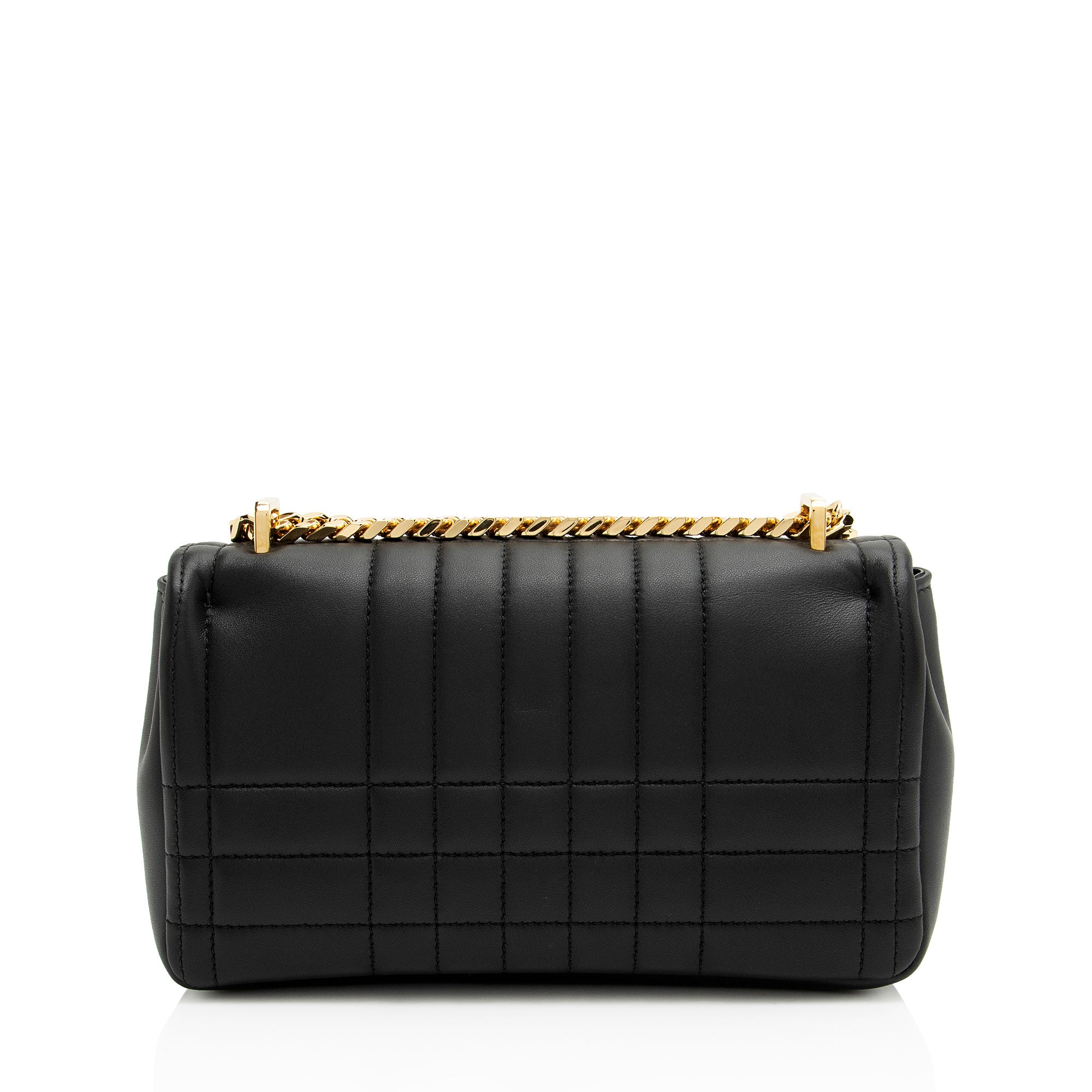 Burberry Quilted Lambskin TB Lola Chain Small Crossbody