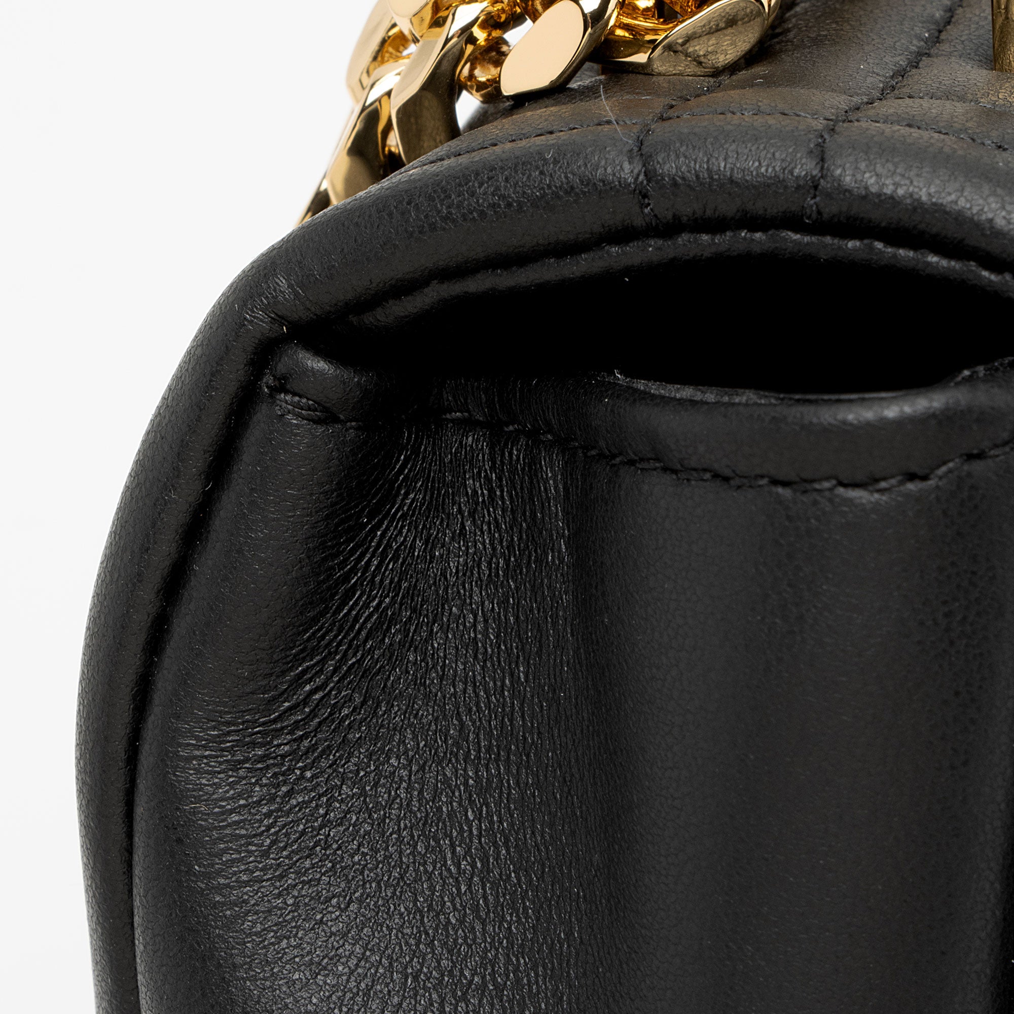 Burberry Quilted Lambskin TB Lola Chain Small Crossbody