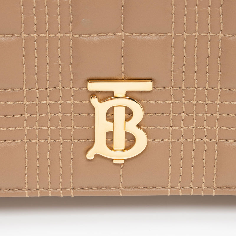 Burberry Quilted Lambskin TB Lola Continental Wallet (SHF-OkZsZO)