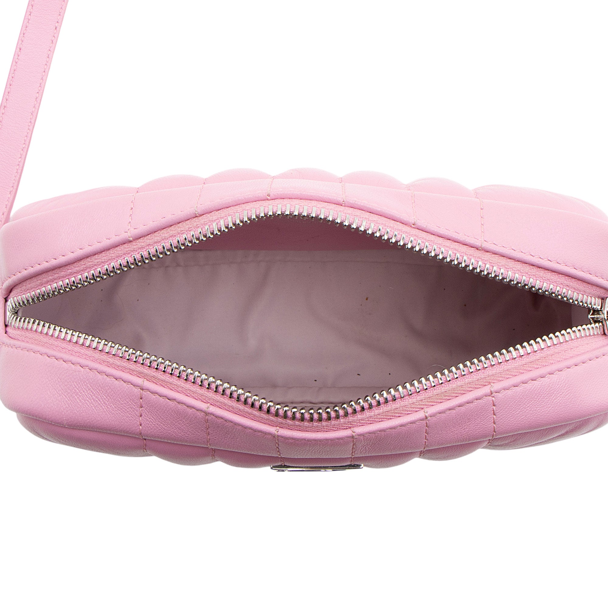 Burberry Quilted Lambskin TB Lola Mini Camera Bag