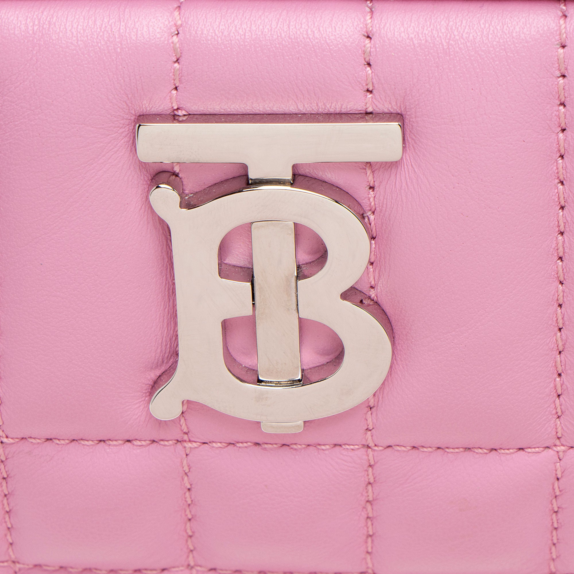 Burberry Quilted Lambskin TB Lola Mini Camera Bag