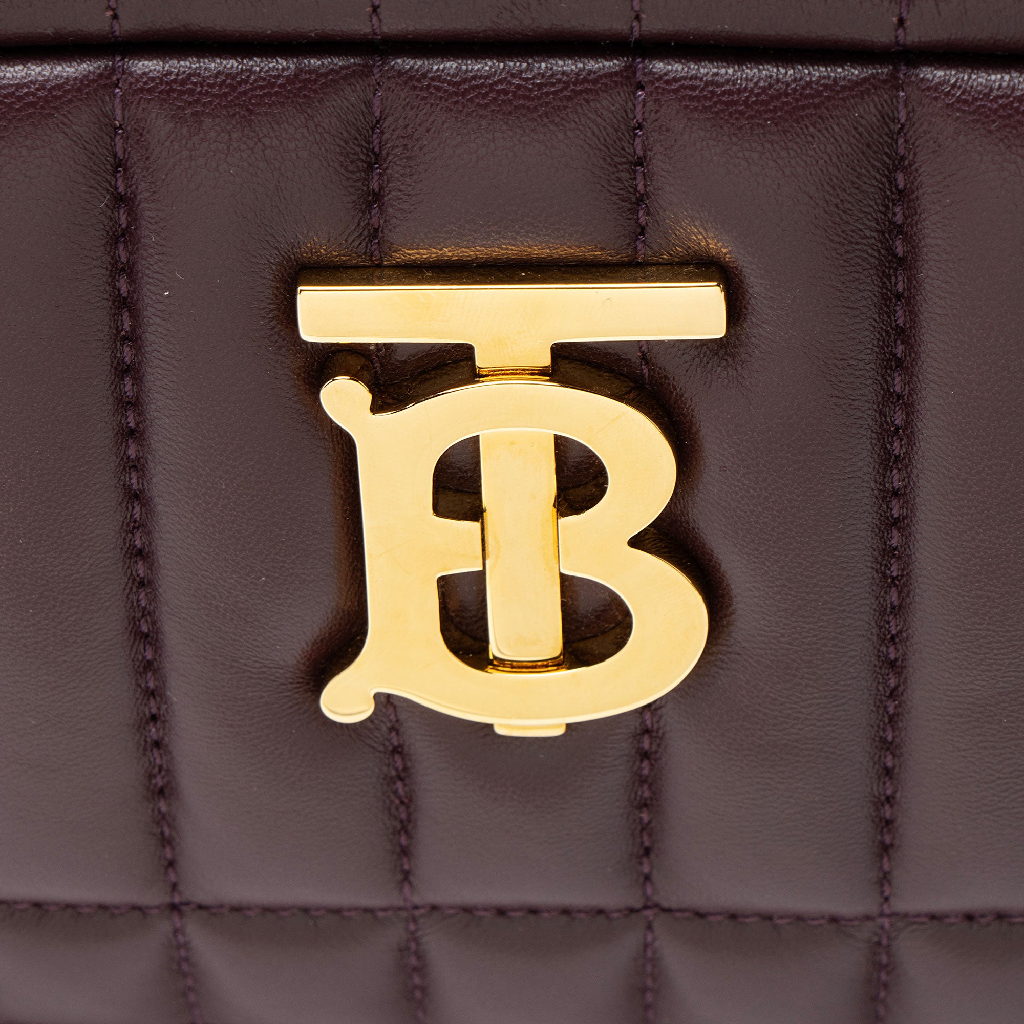 Burberry Quilted Lambskin TB Lola Small Camera Bag