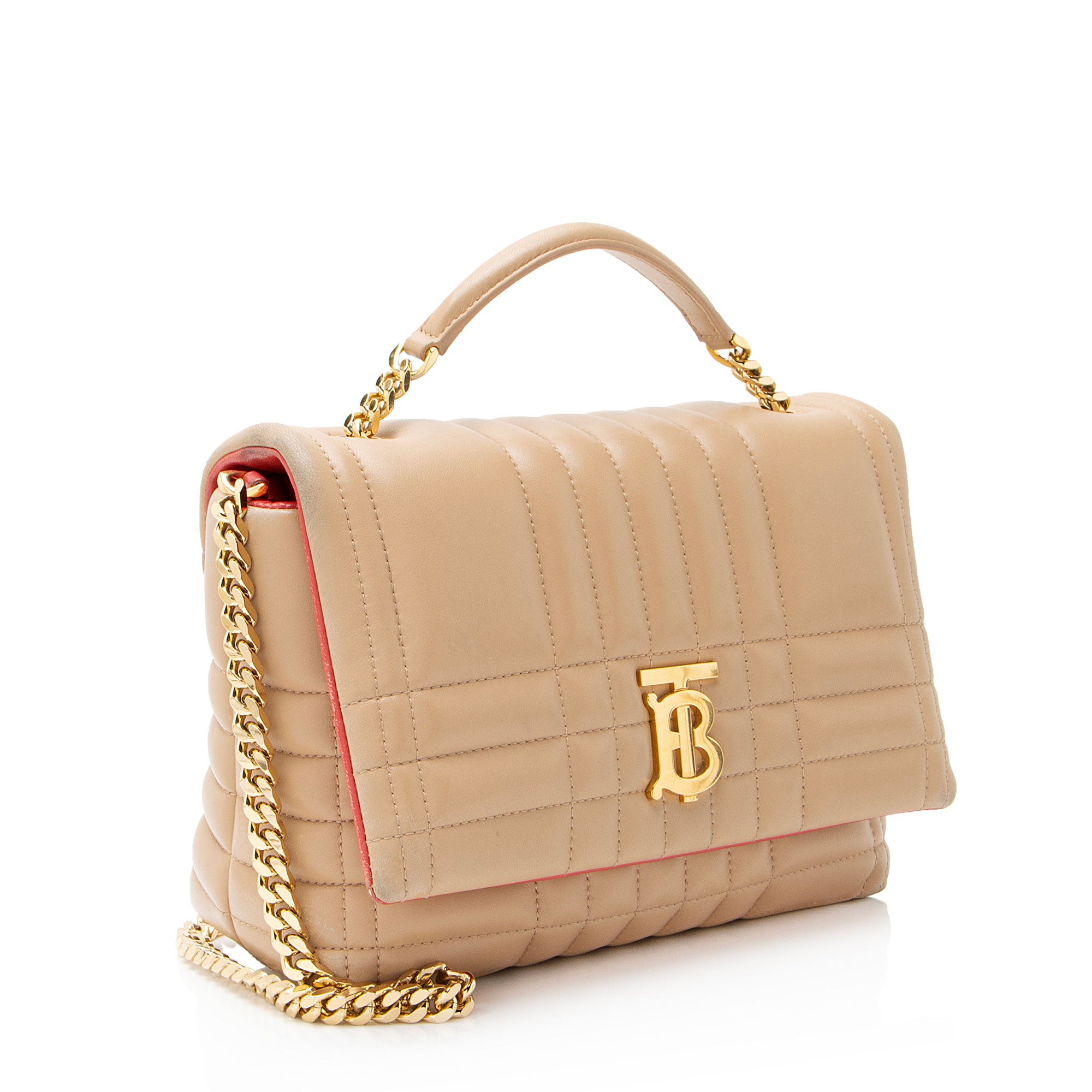 Burberry Quilted Lambskin TB Lola Small Top Handle
