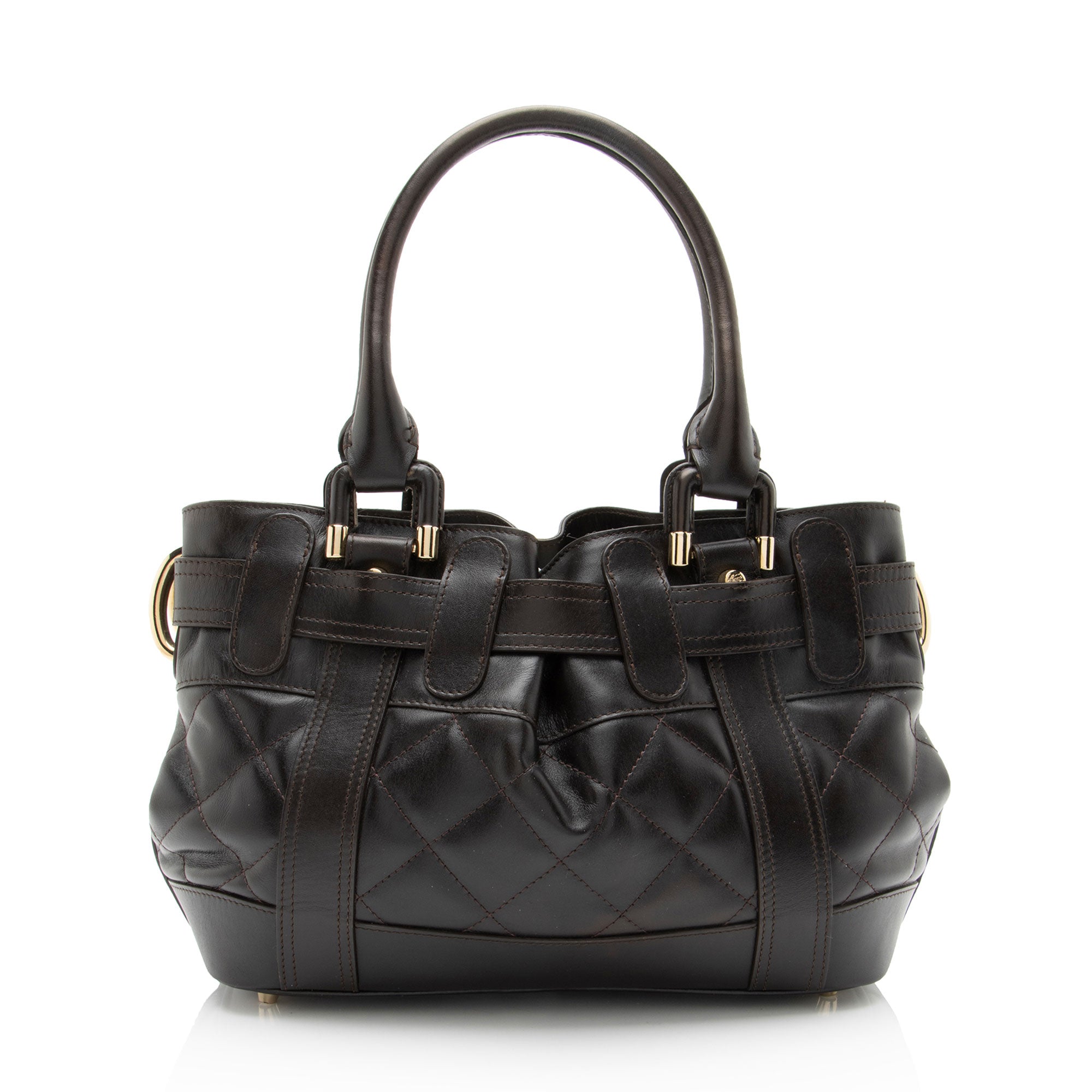 Burberry Quilted Leather Beaton Baby Satchel