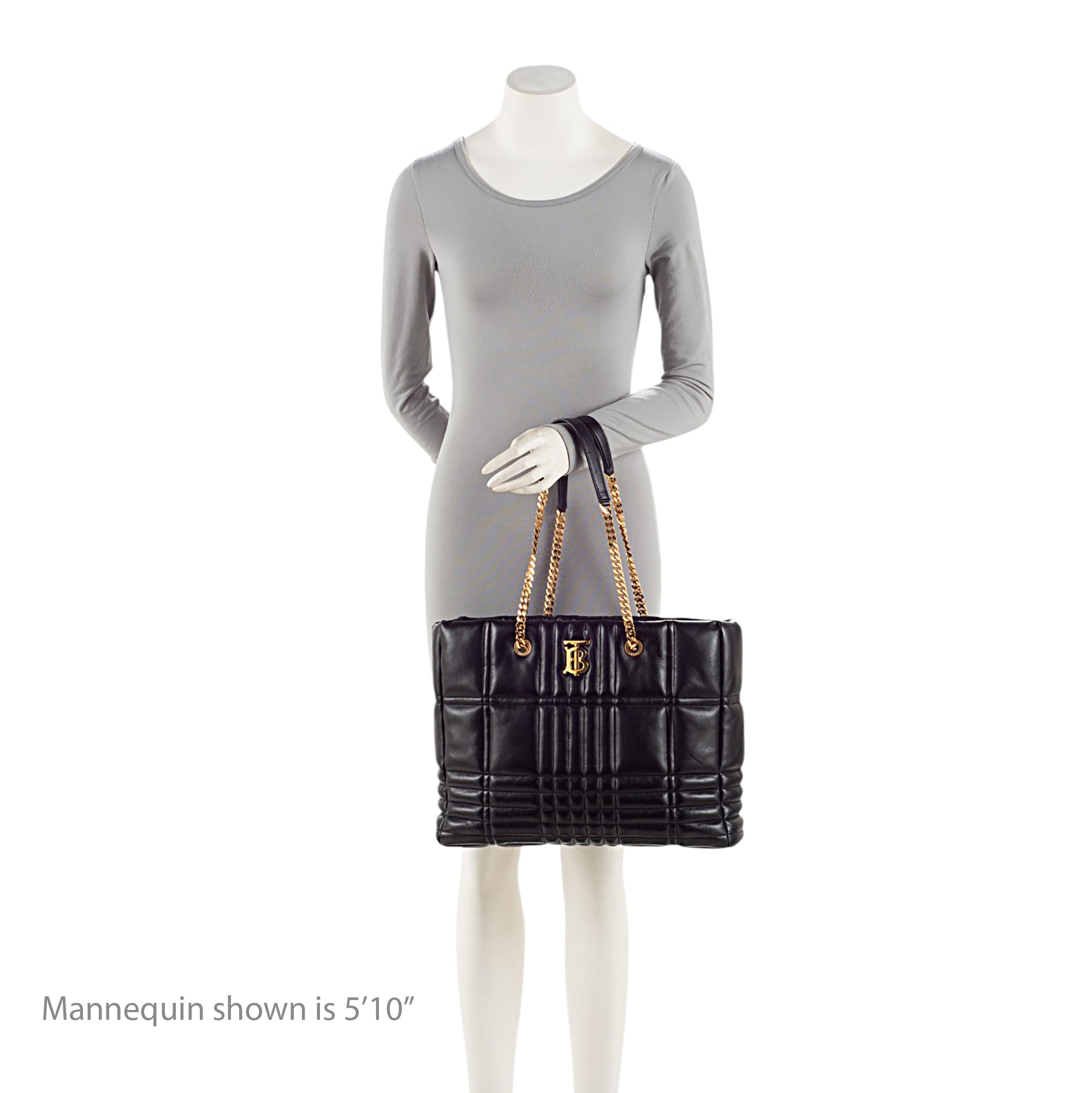 Burberry Quilted Leather Lola Shopping Tote