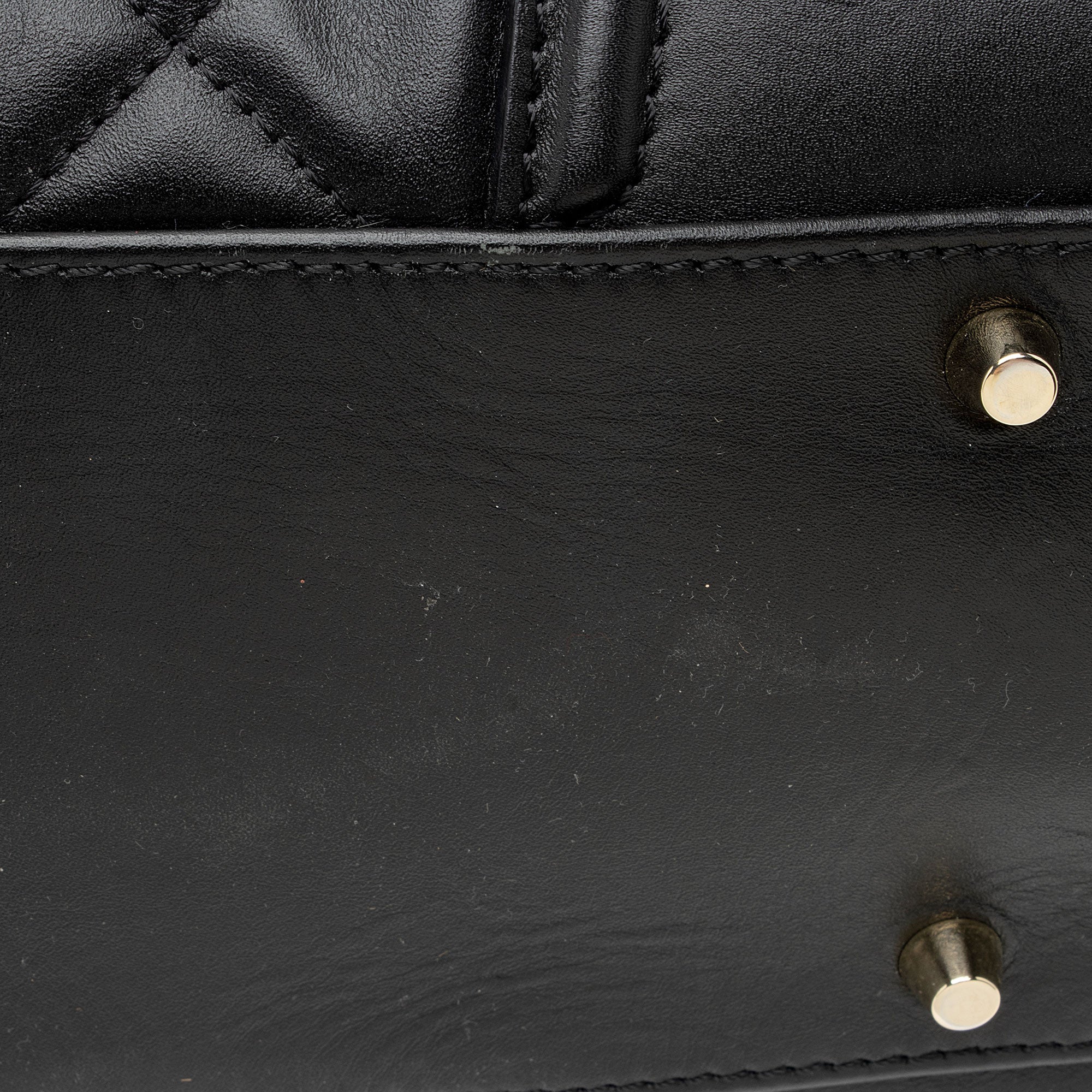 Burberry Quilted Leather Manor Satchel (SHF-XS6CjR)