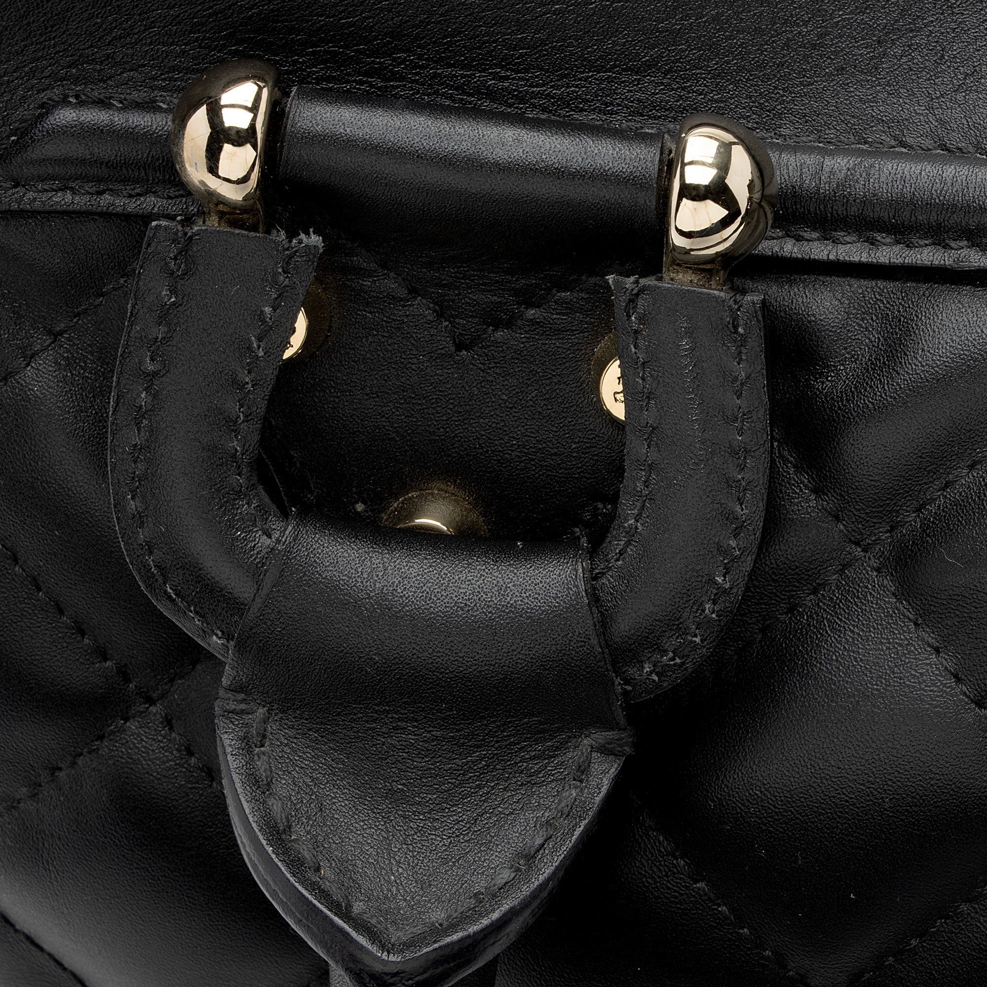 Burberry Quilted Leather Manor Satchel (SHF-XS6CjR)