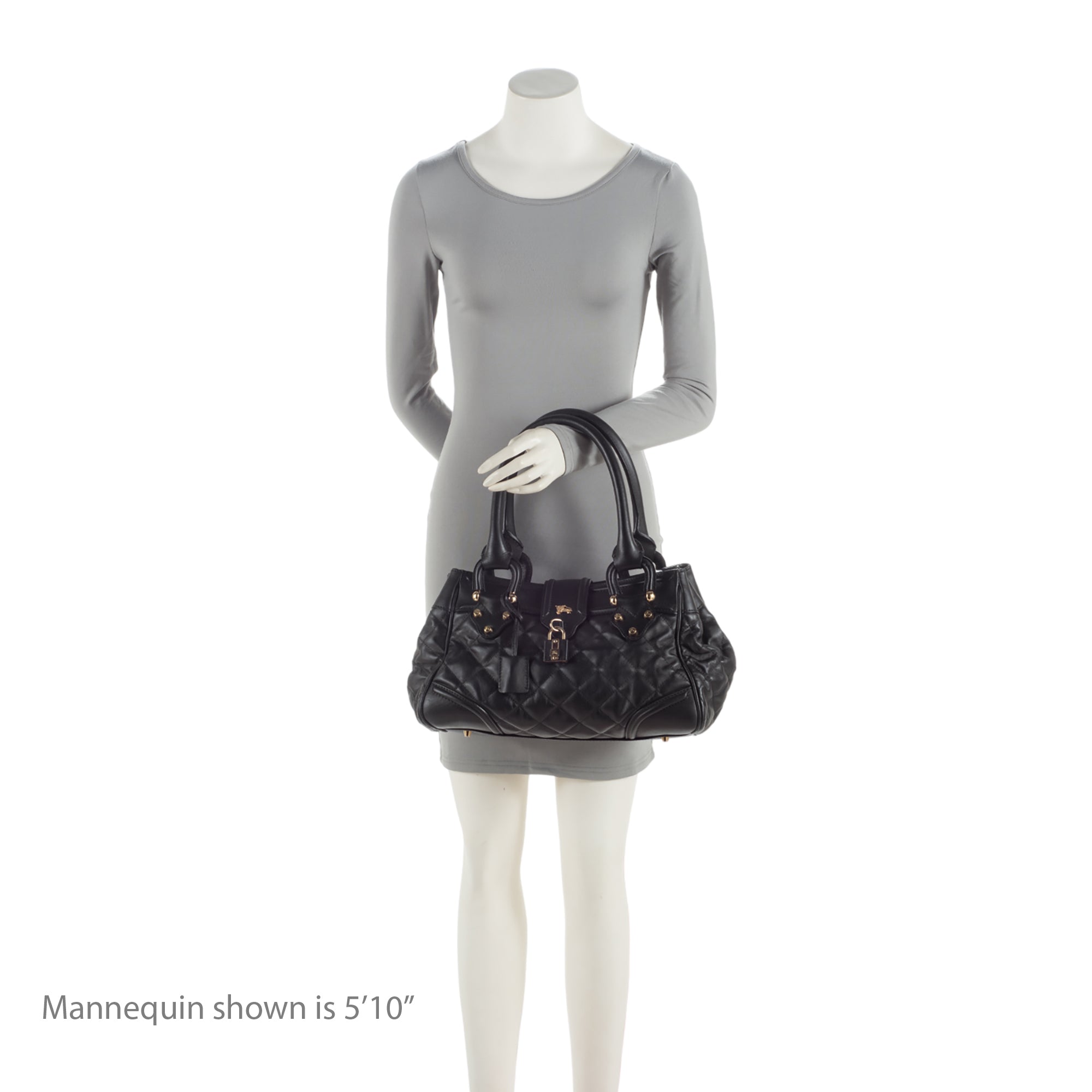 Burberry Quilted Leather Manor Satchel (SHF-XS6CjR)