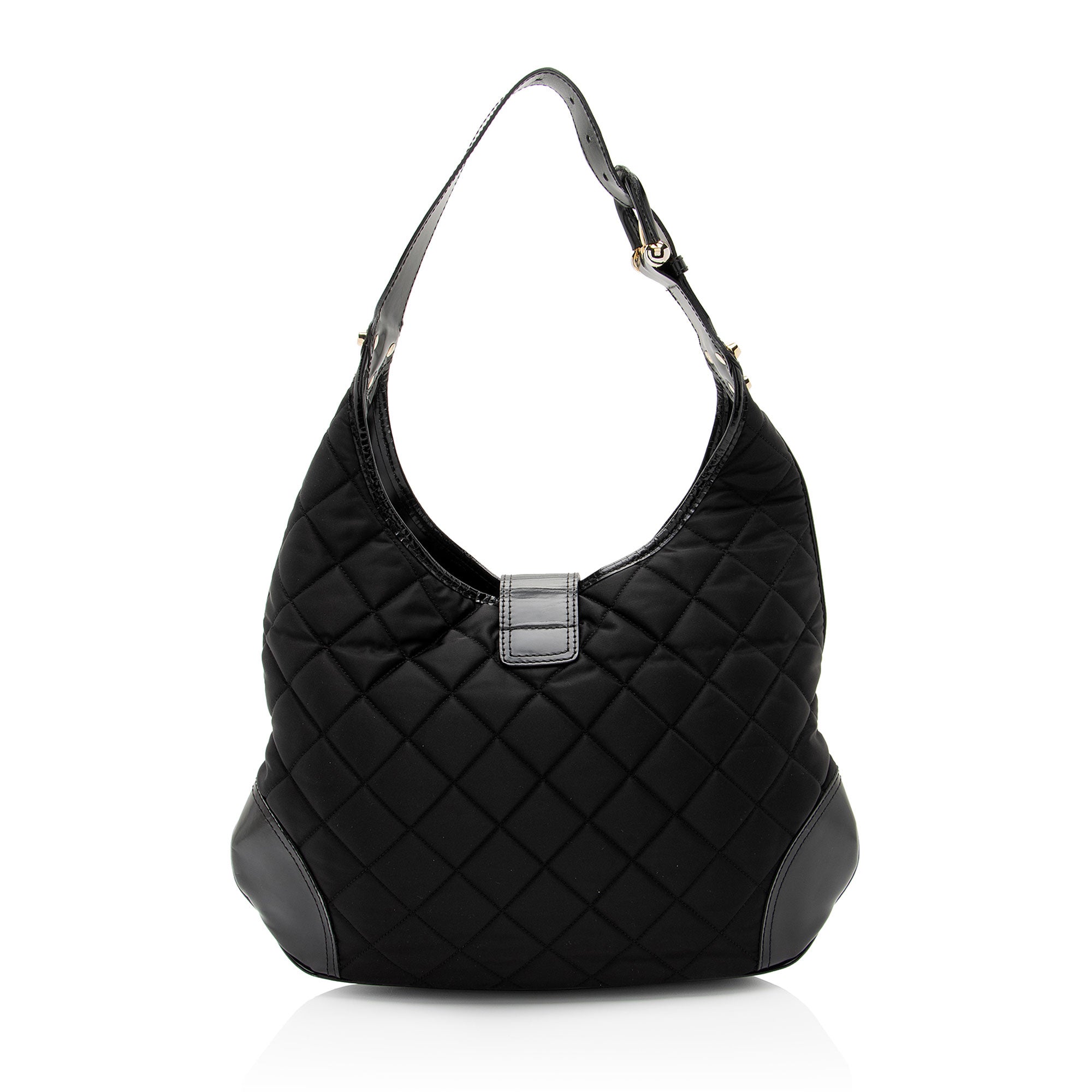 Burberry Quilted Nylon Brooke Hobo (SHF-BNs7Ro)