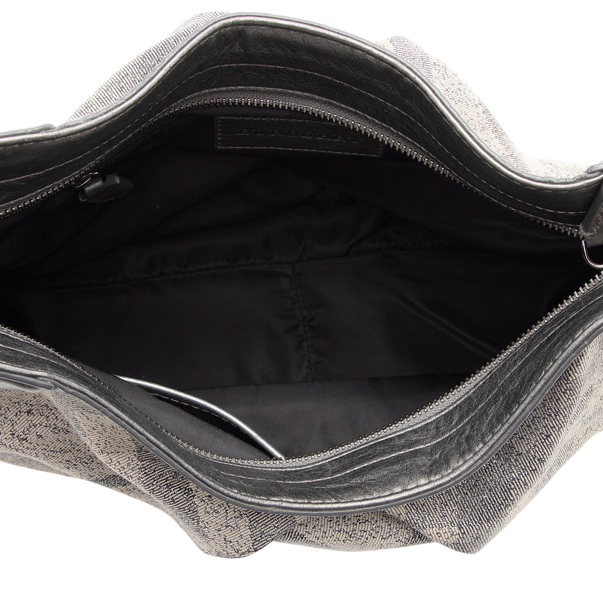 Burberry Shimmer Check Fairby Hobo