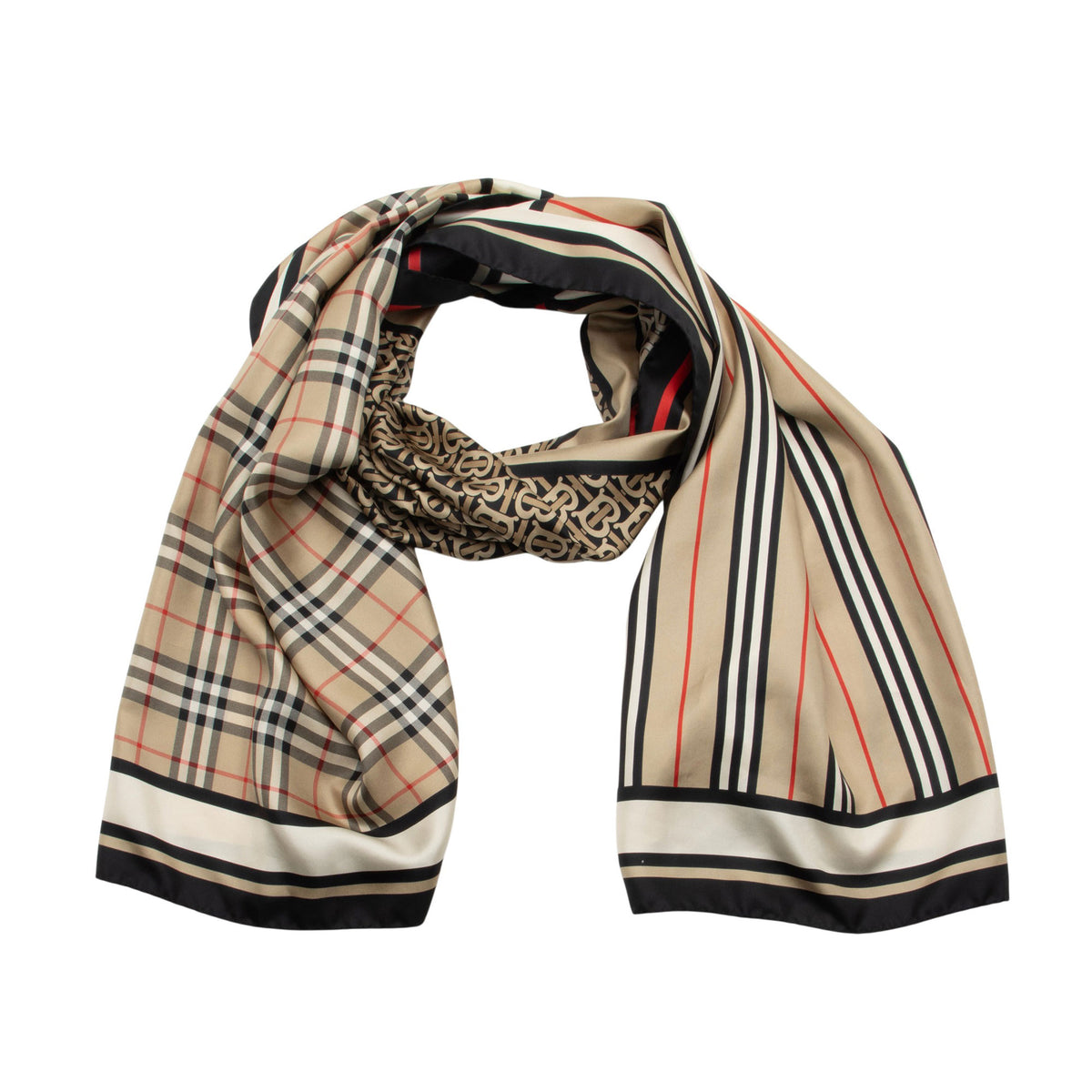 Burberry Silk Montage Scarf