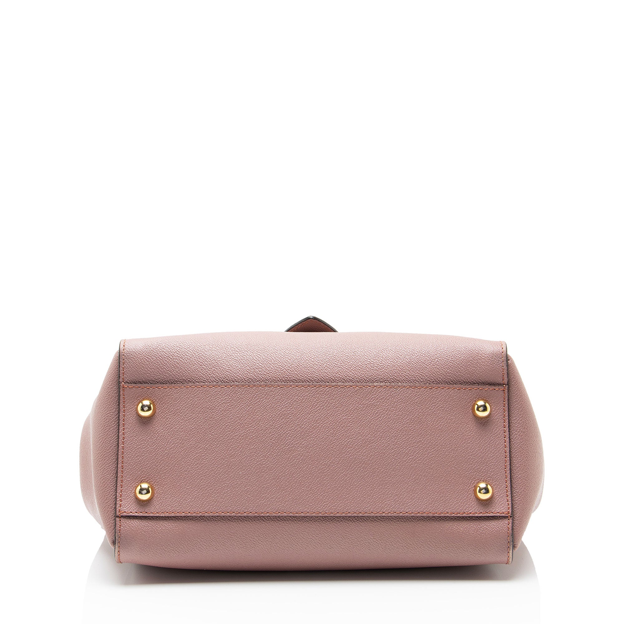 Burberry Soft Grain Calfskin Buckle Medium Tote