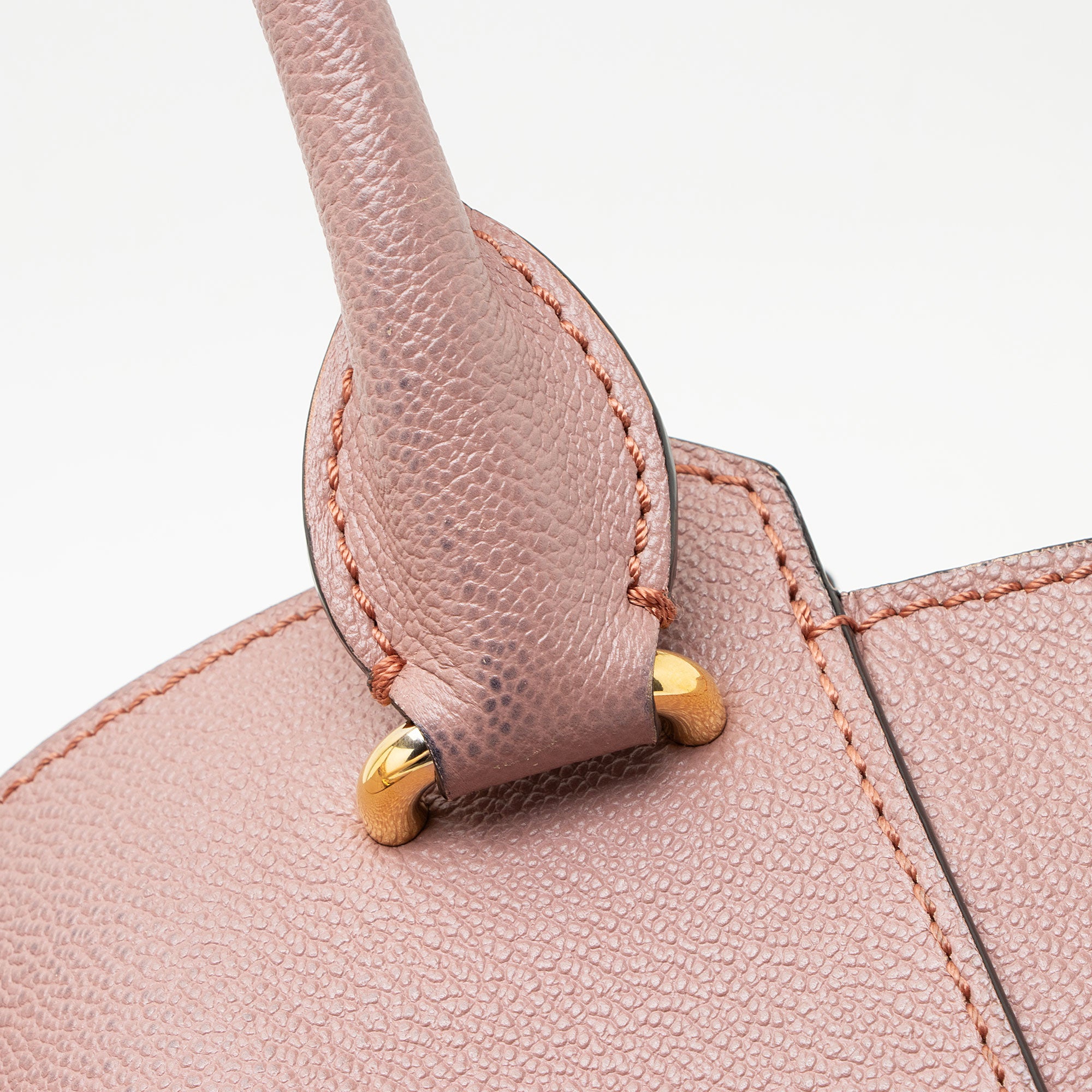 Burberry Soft Grain Calfskin Buckle Medium Tote