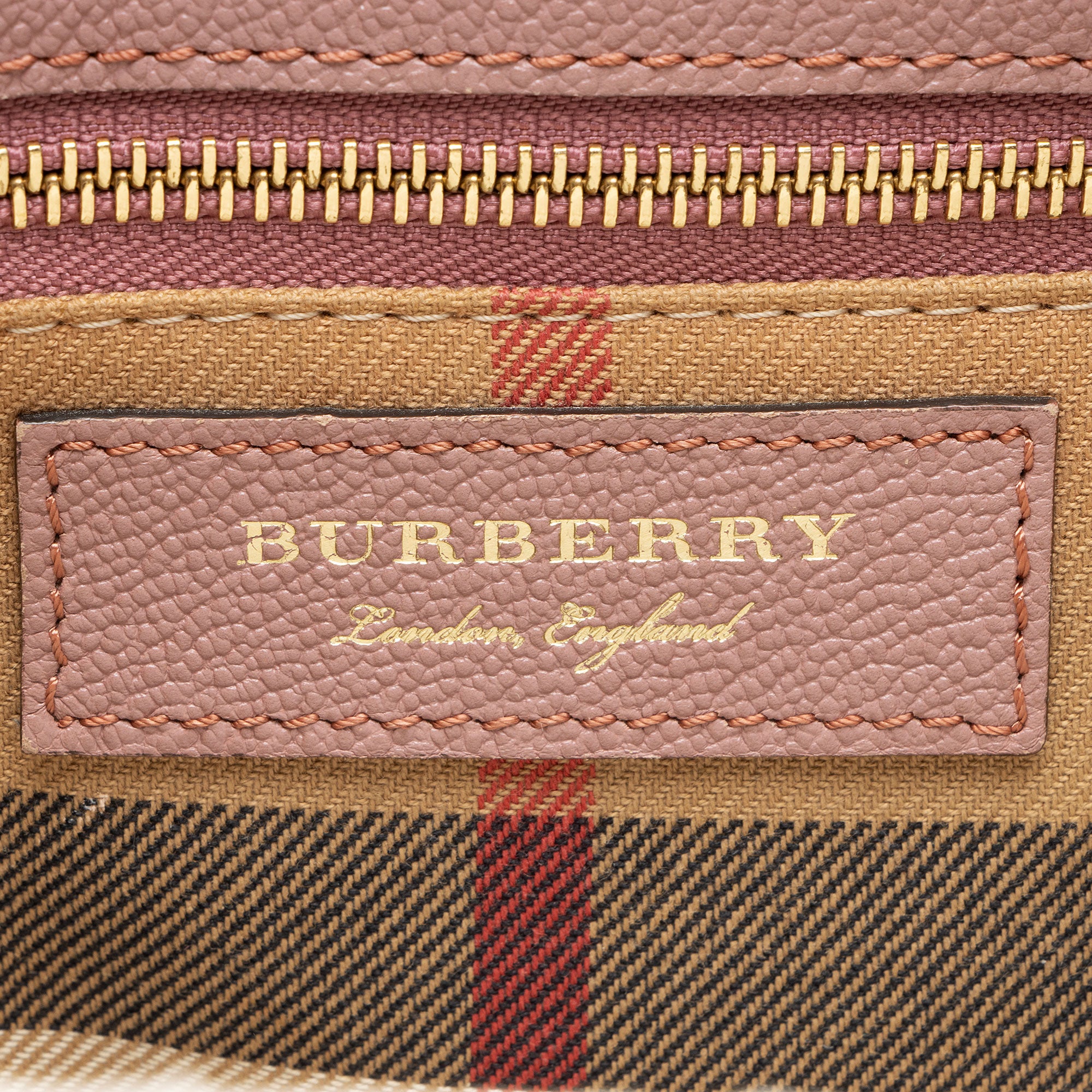 Burberry Soft Grain Calfskin Buckle Medium Tote