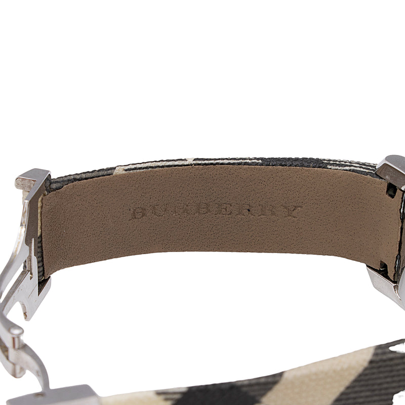 Burberry Stainless Steel Nova Check Heritage Watch (SHF-KjT33k)