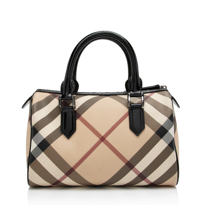 Burberry Super Nova Check Chester Boston Bag (SHF-1yslCD) – LuxeDH