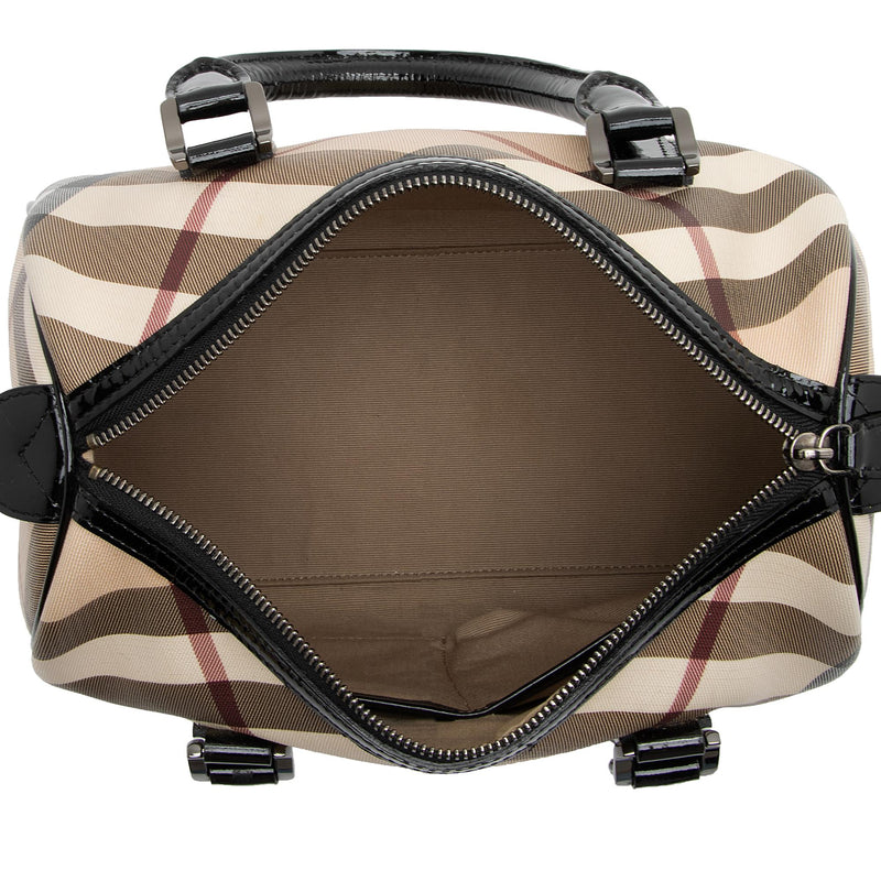 Burberry Super Nova Check Chester Boston Bag (SHF-1yslCD) – LuxeDH