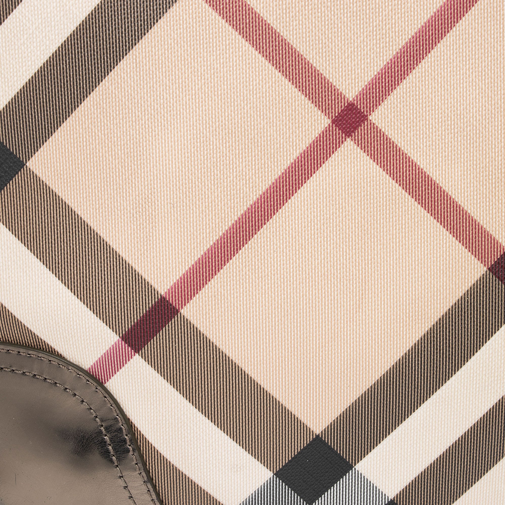 Burberry Super Nova Check Metallic Leather Crossbody Bag (SHF-lQZJ0s)