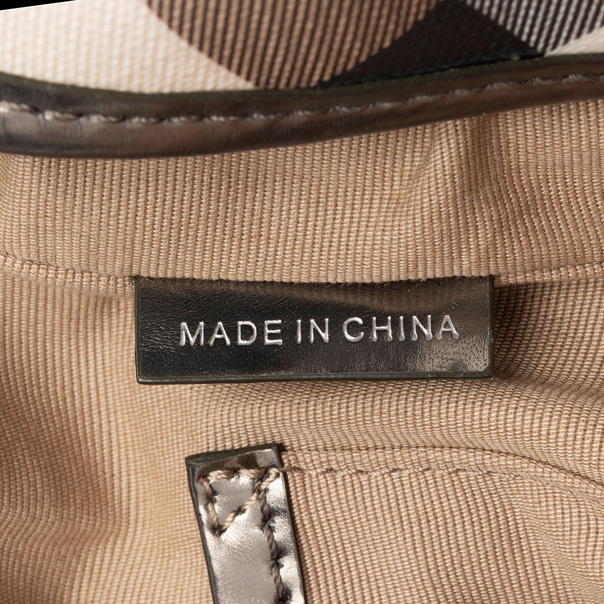 Burberry Super Nova Check Metallic Leather Crossbody Bag (SHF-lQZJ0s)