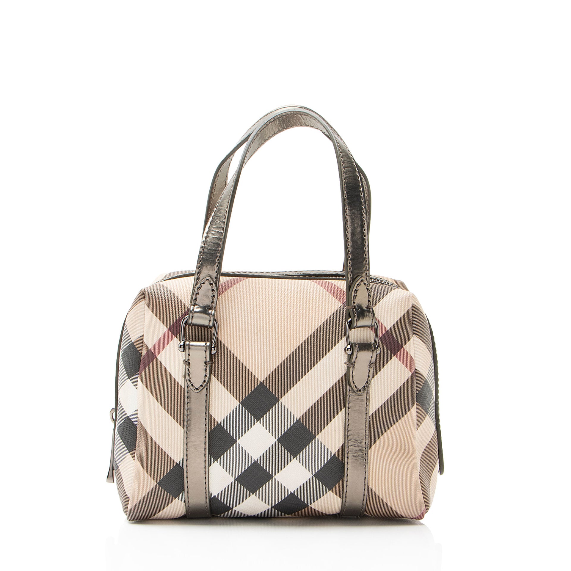 Burberry Super Nova Check Mini Boston Bag