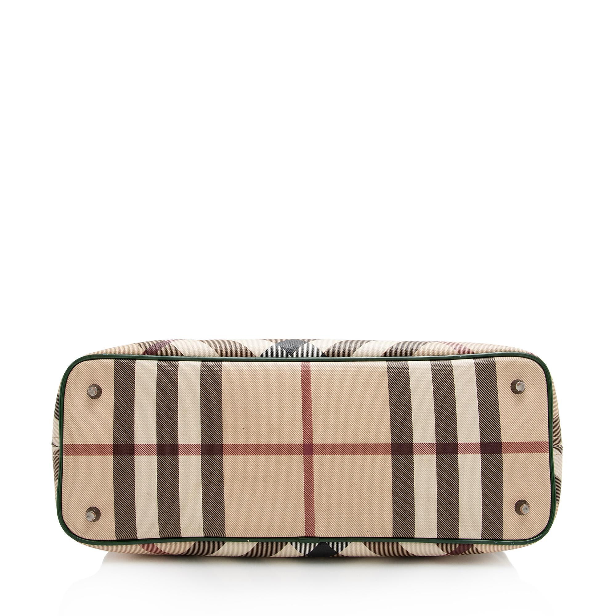 Burberry Super Nova Check Regent Tote (SHF-22707)