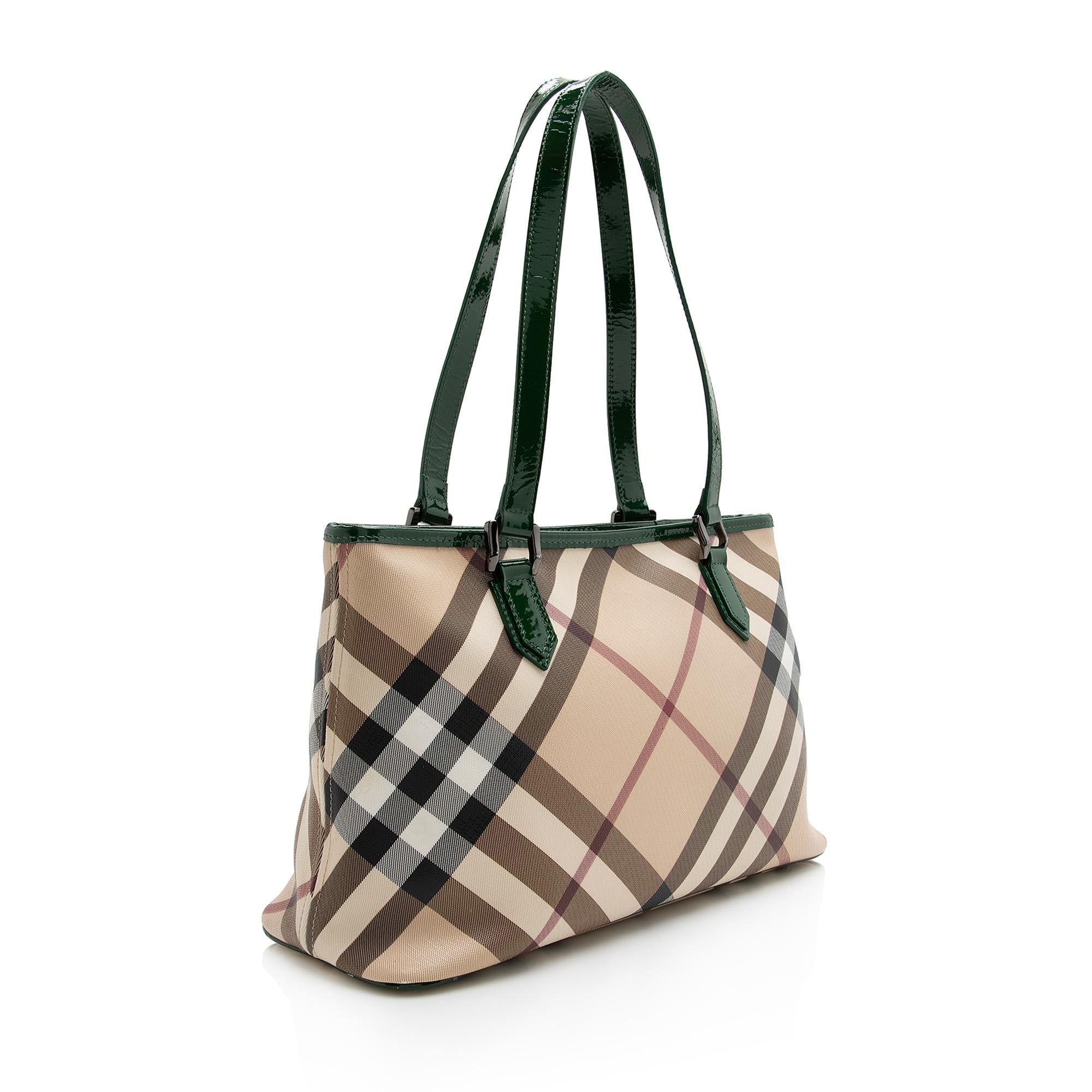 Burberry Super Nova Check Regent Tote (SHF-22707)