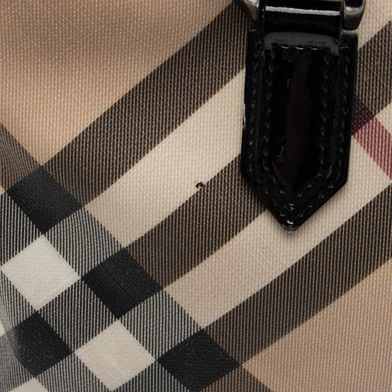 Burberry Super Nova Check Regent Tote (SHF-hyJb8u)