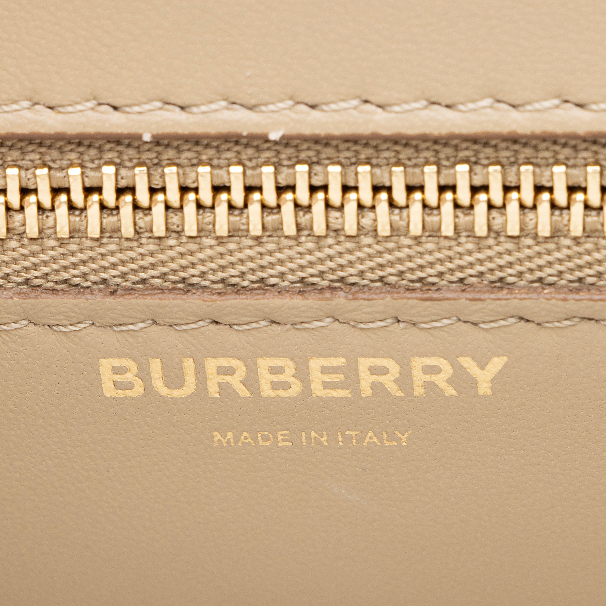 Burberry TB Monogram Embossed Leather Flap Chain Small Shoulder Bag