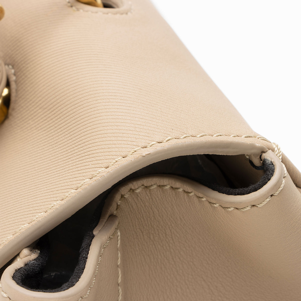 Burberry Trench Leather DK88 Large Top Handle