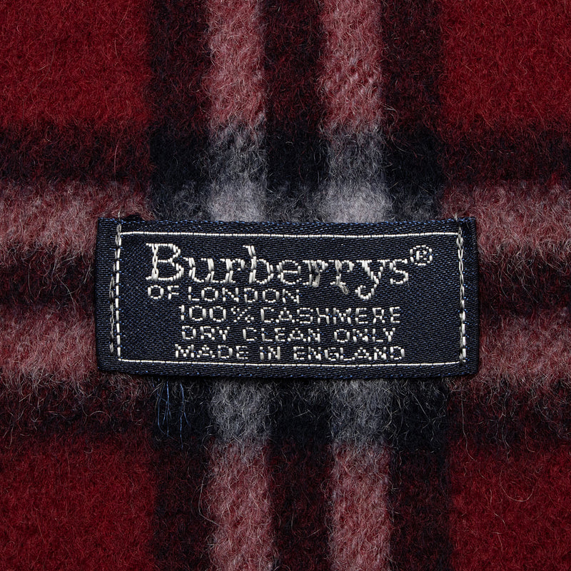 Burberry Vintage Cashmere Check Scarf (SHF-mA5KRG)