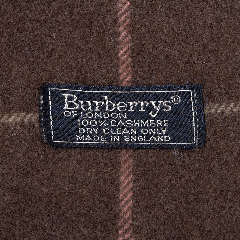 Burberry Vintage Cashmere Check Scarf (SHF-pmhZhi)