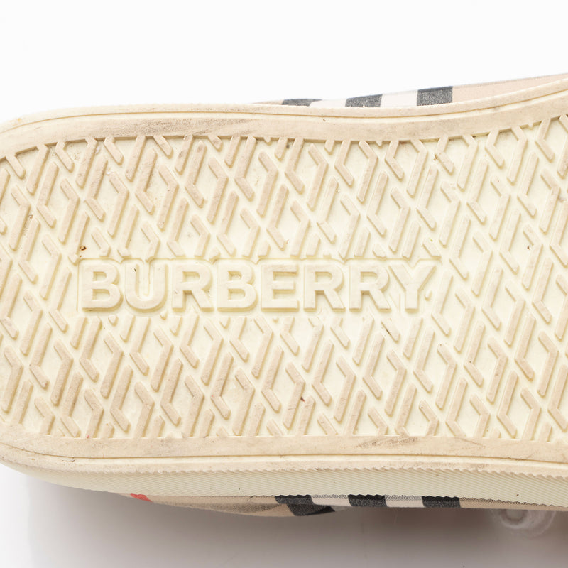 Burberry Vintage Check Albridge Sneakers - Size 8 / 38 (SHF-AoNi9S)