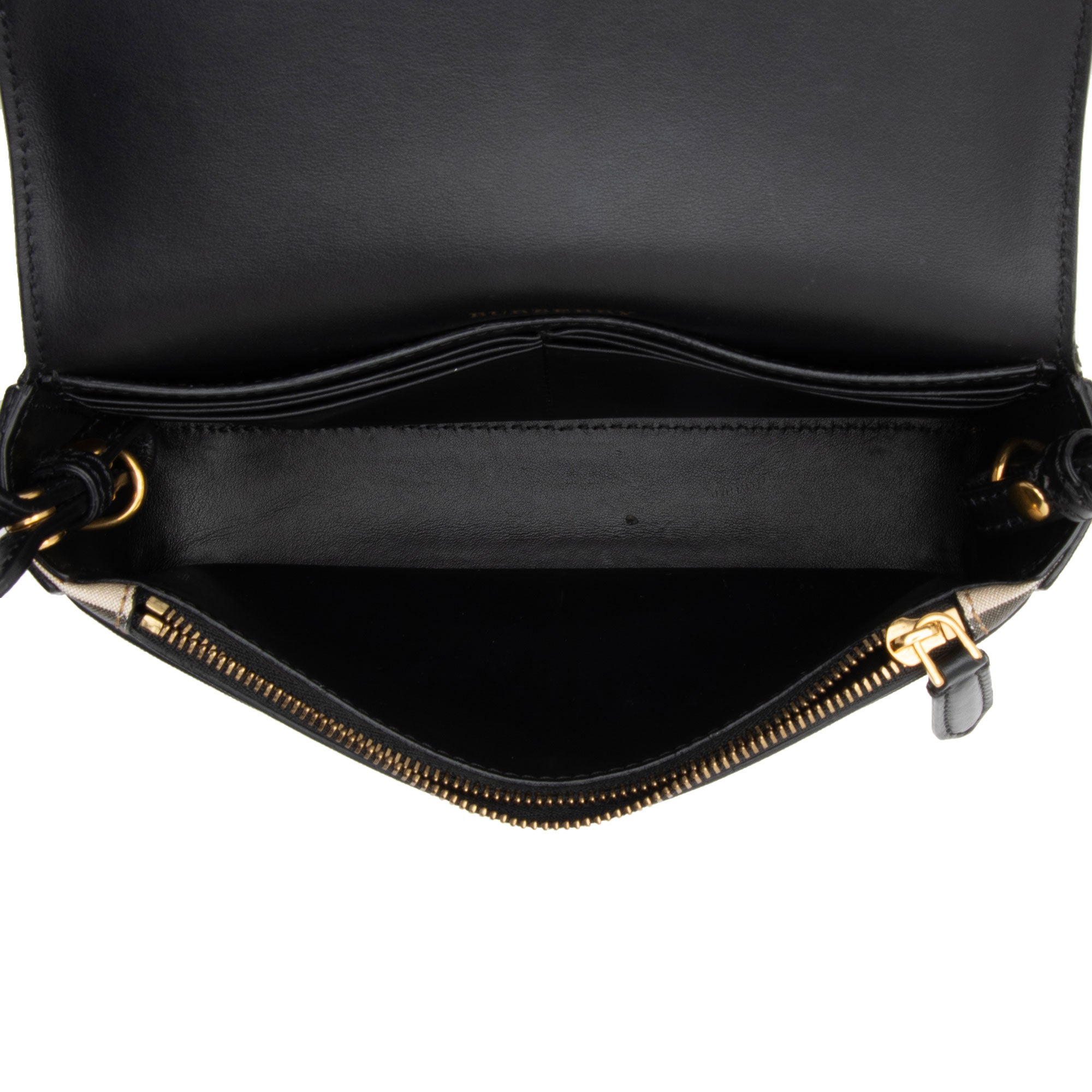 Burberry Vintage Check Hampshire Crossbody Bag (SHF-OuXJEF)