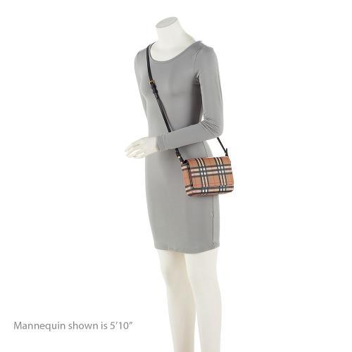 Burberry Vintage Check Hampshire Crossbody Bag (SHF-OuXJEF)