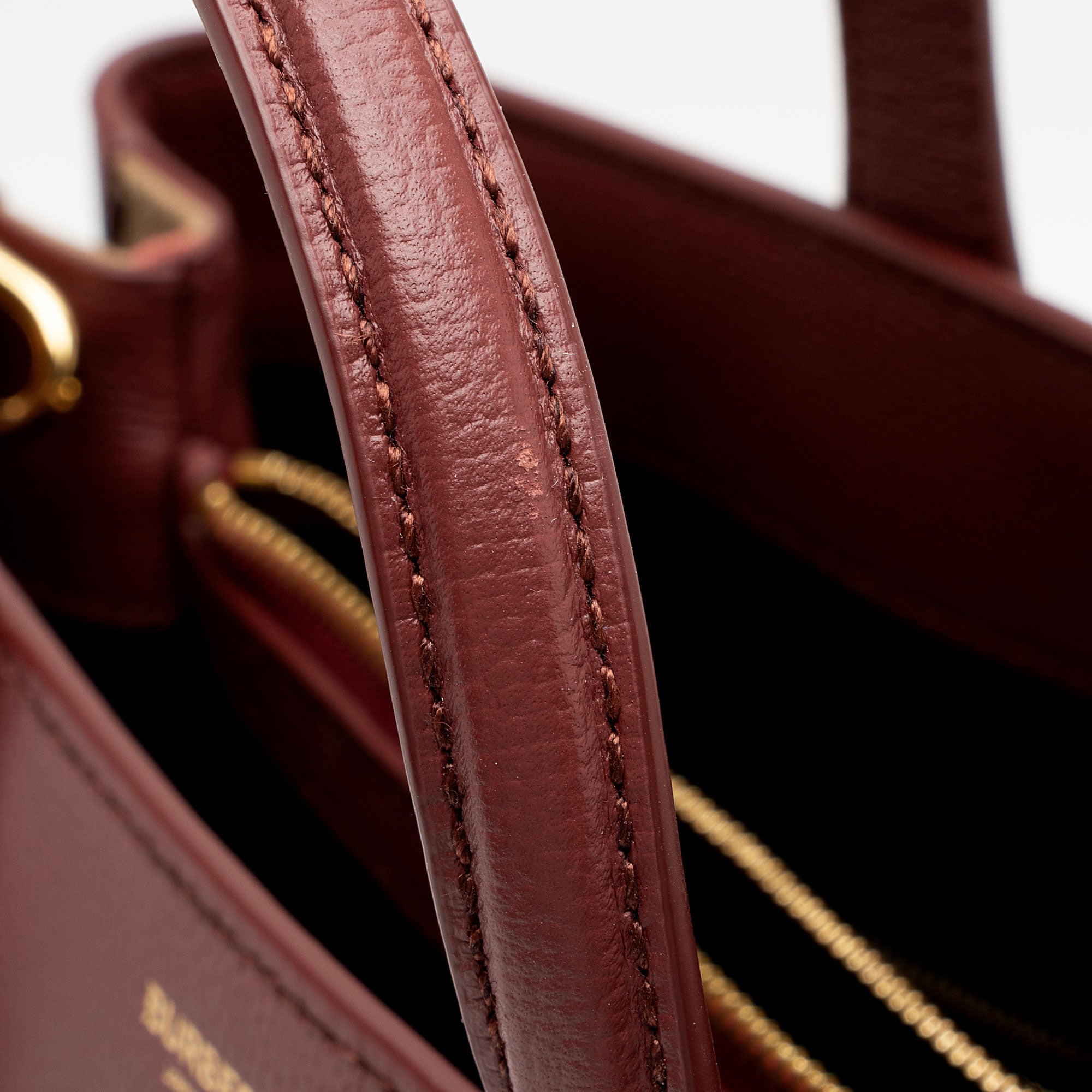 Burberry Vintage Check Leather Banner Medium Tote (SHF-DwlsdU)