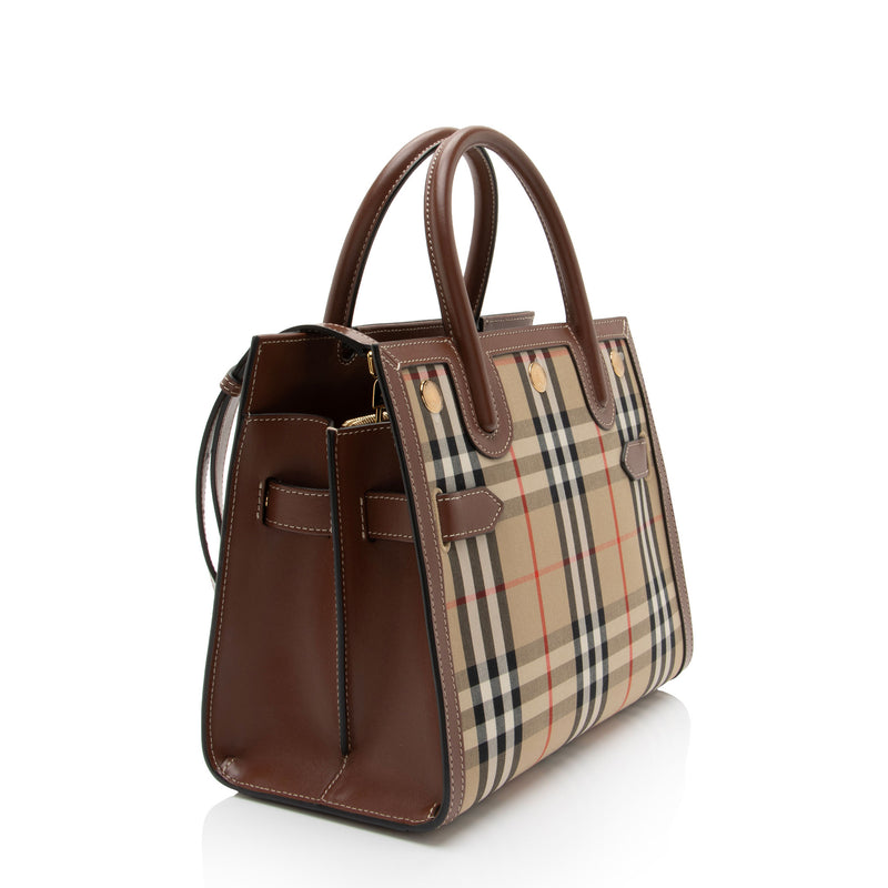 Burberry Vintage Check Title Baby Tote (SHF-4aUjtH)