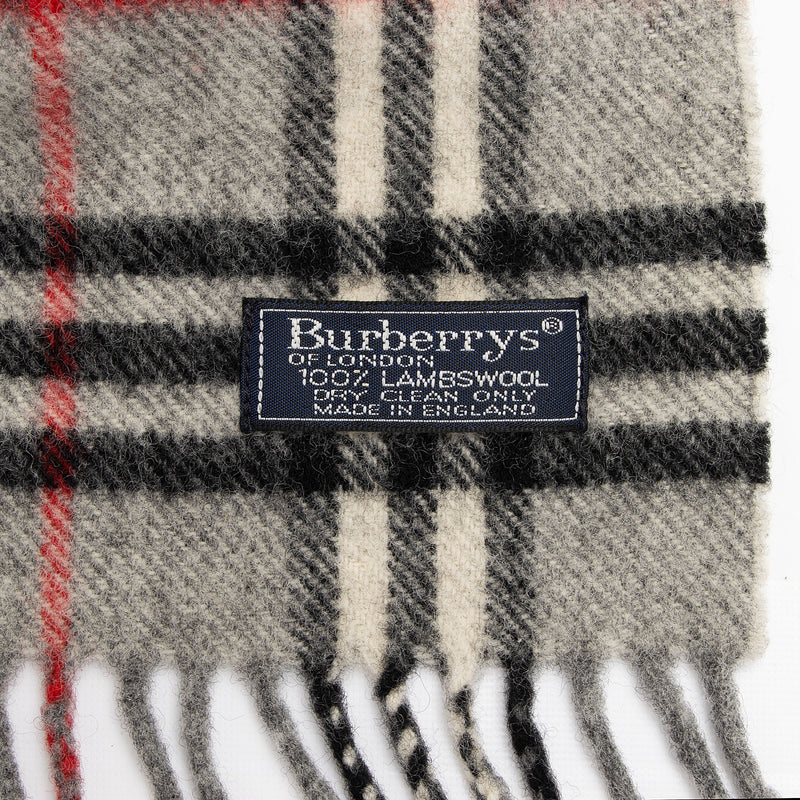 Burberry Vintage Lambswool Check Scarf (SHF-EjQuKm)