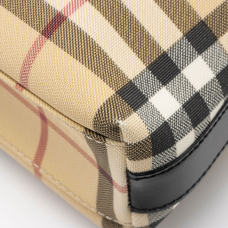 Burberry Vintage Nova Check Heath Shoulder Bag (SHF-Q35TQK)