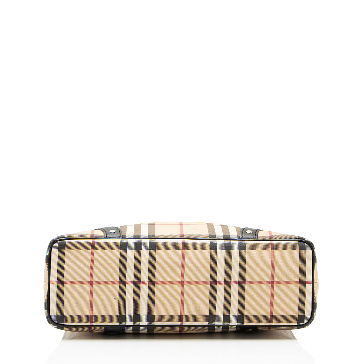 Burberry Vintage Nova Check Studded Medium Tote