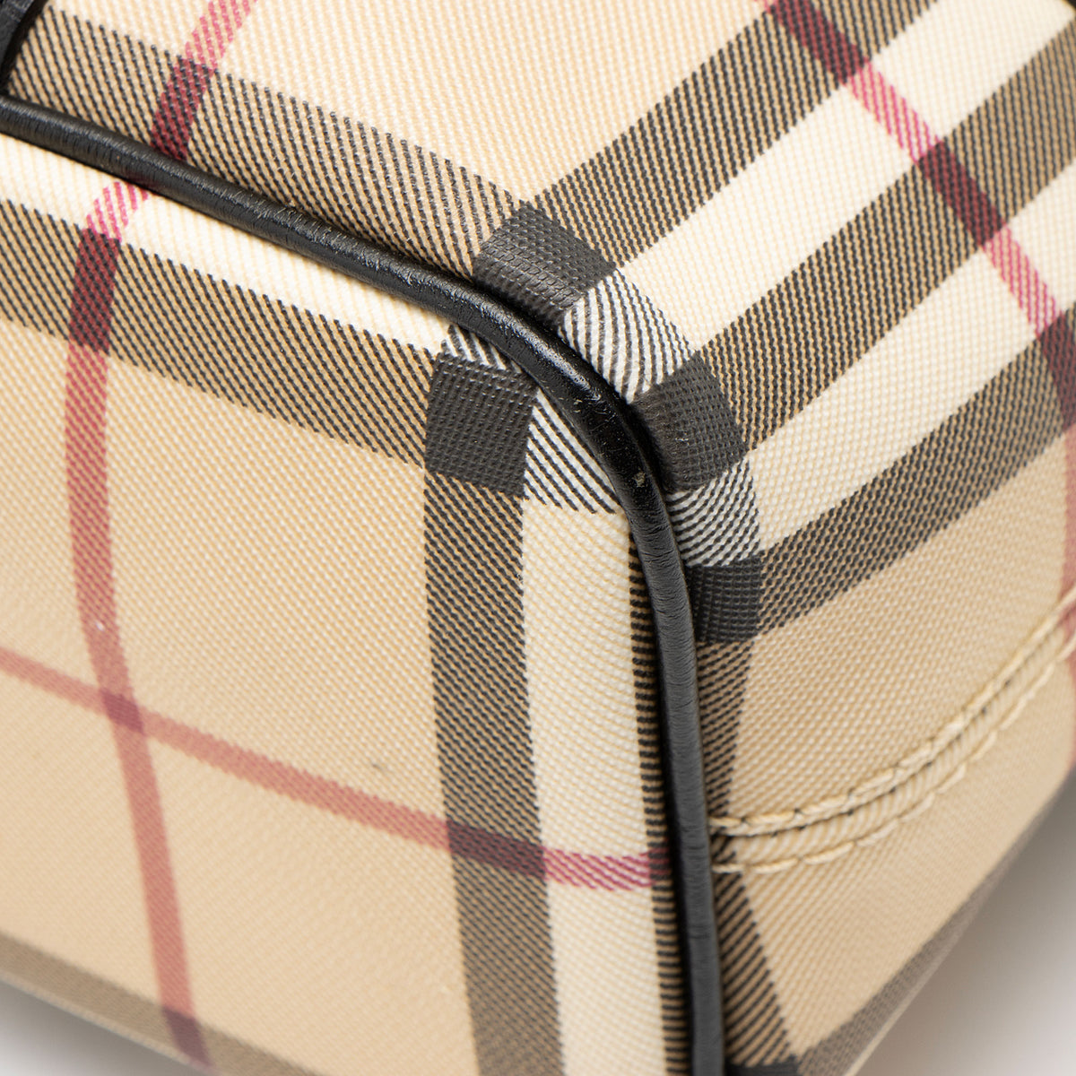 Burberry Vintage Nova Check Studded Medium Tote