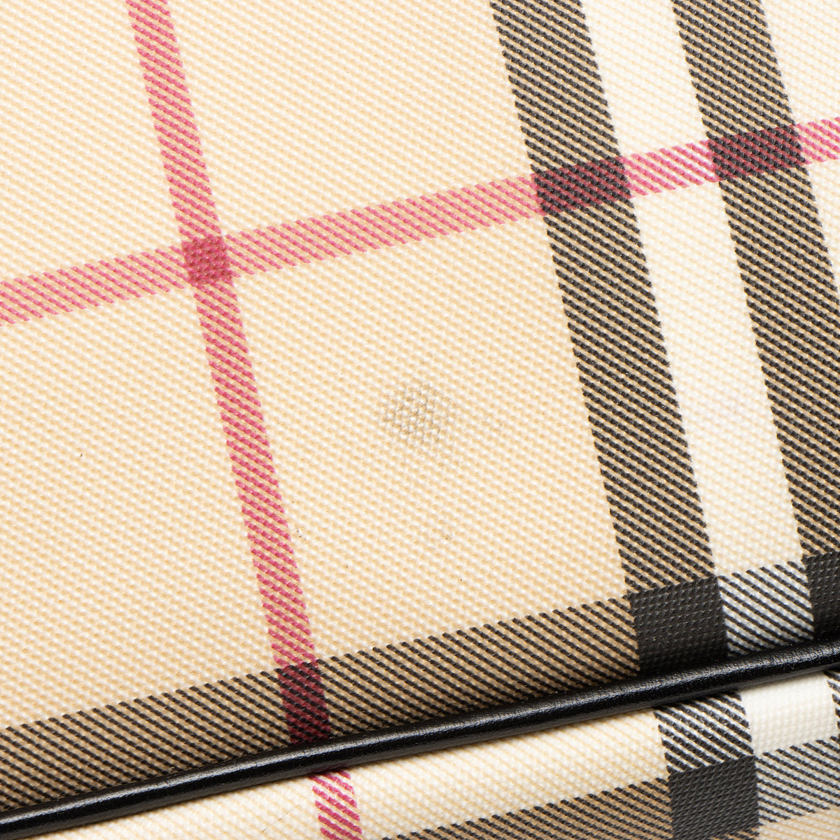 Burberry Vintage Nova Check Studded Medium Tote