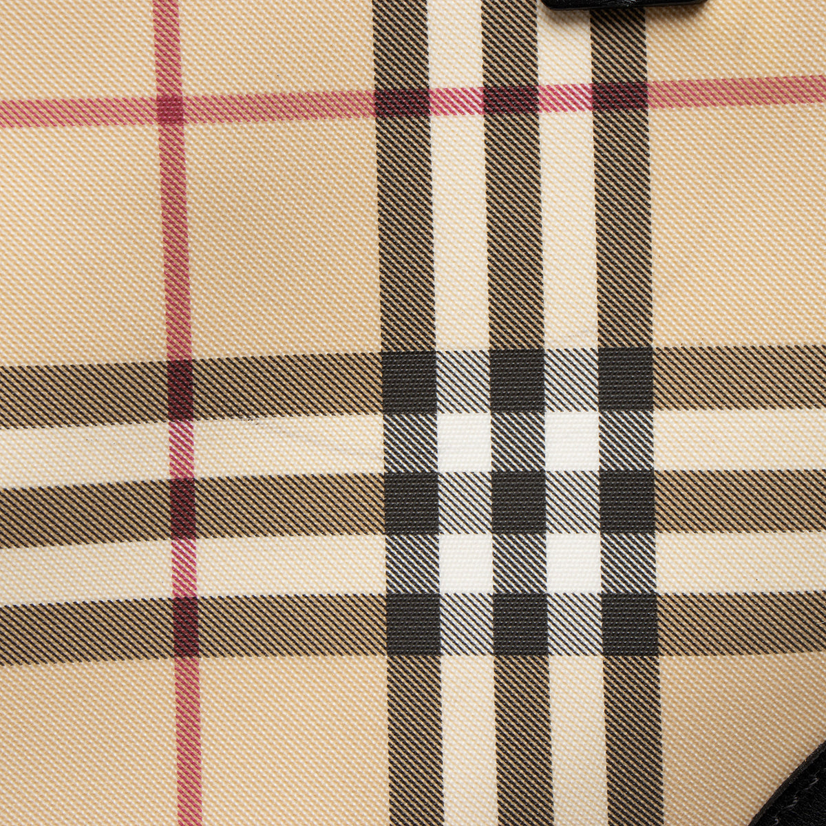 Burberry Vintage Nova Check Studded Medium Tote