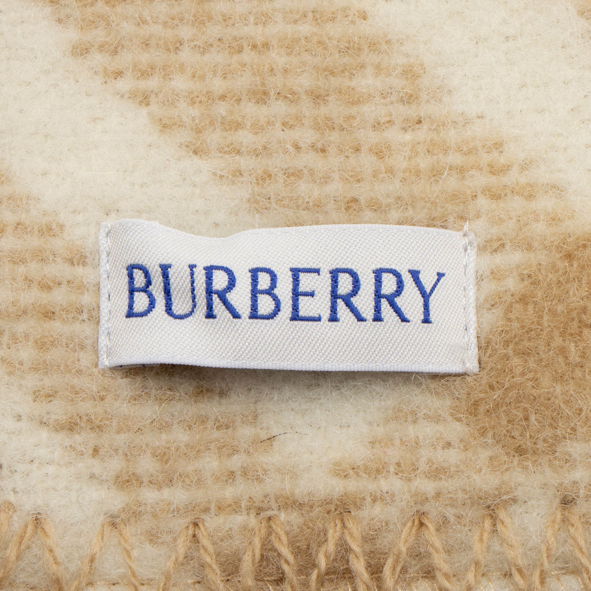 Burberry Wool Check Scarf