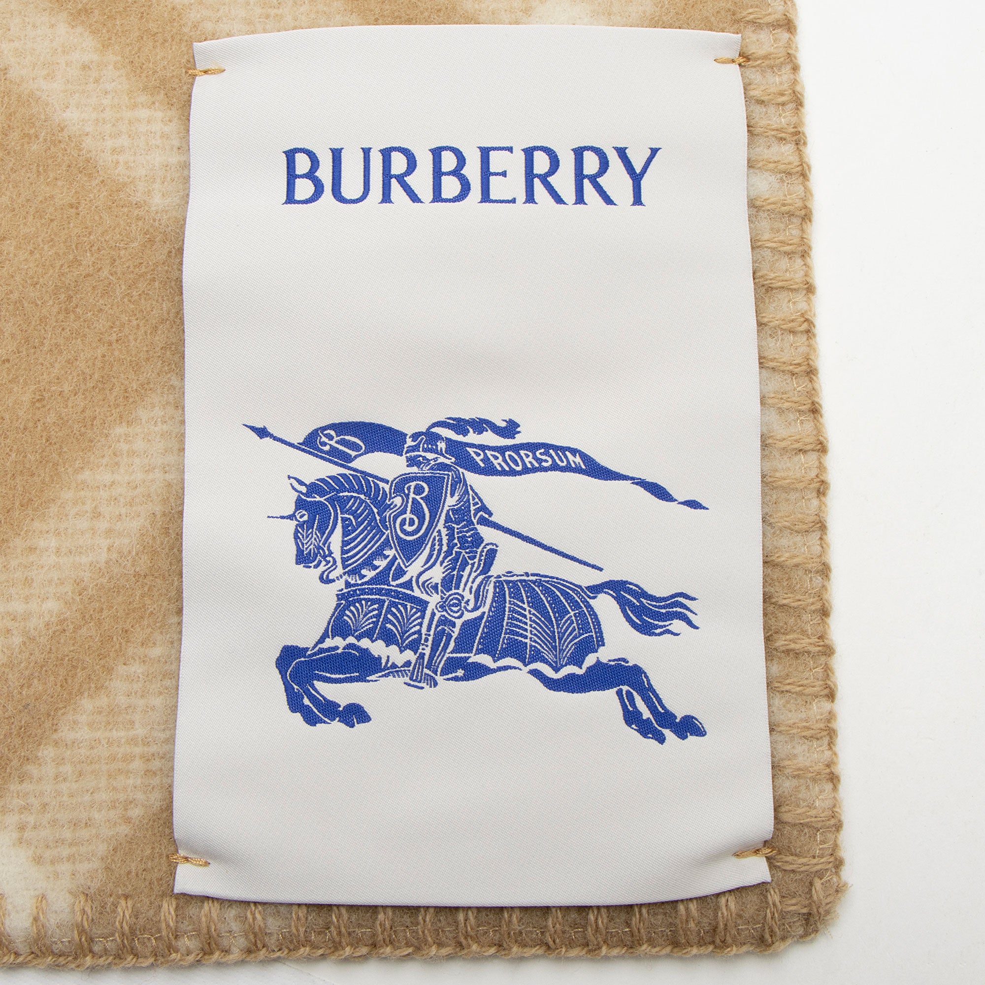 Burberry Wool Check Scarf