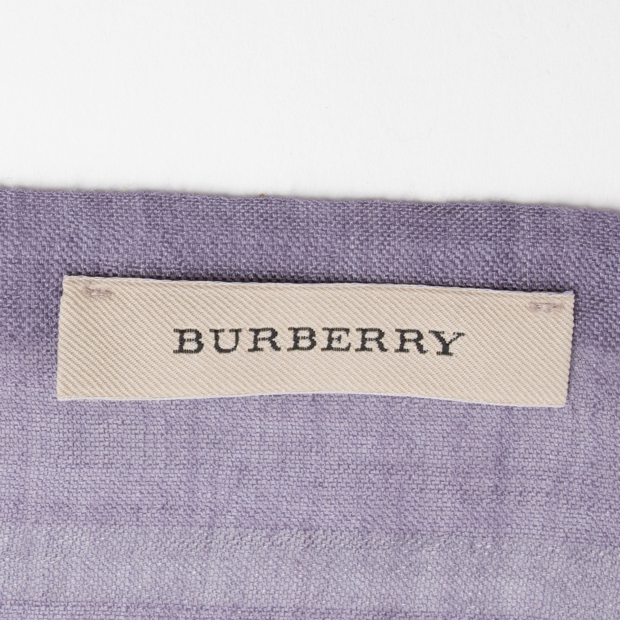 Burberry Wool Silk Lightweight Giant Check Scarf (SHF-6RQoP1)