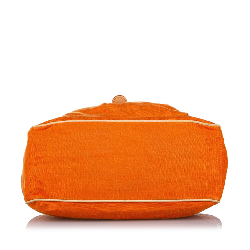 Celine Boogie Canvas Handbag (SHG-37630)