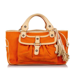 Celine Boogie Canvas Handbag (SHG-37630)