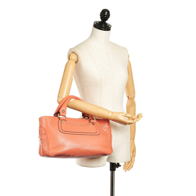 Celine Boogie Leather Handbag (SHG-Pv37Zr)